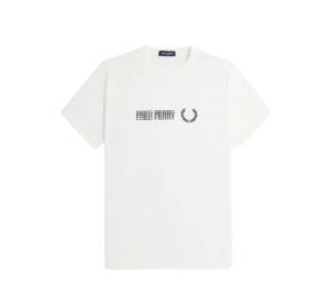 Buy Fred Perry Split Graphic T-shirt White at Sasom – Authentic and Ready to Ship