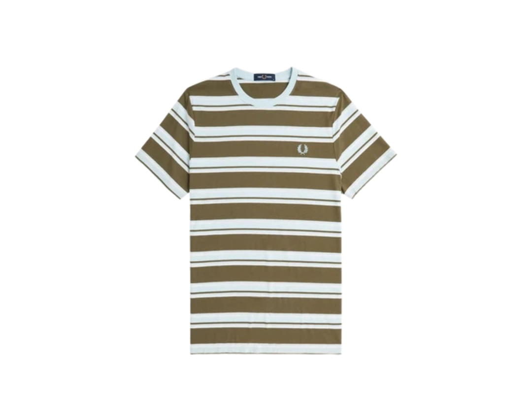 Fred Perry Fred Perry Stripe T-shirt Green