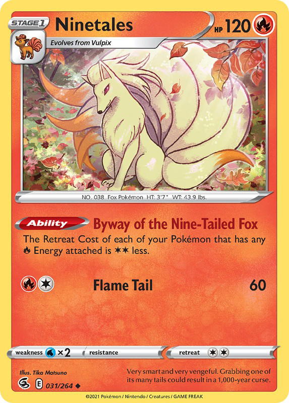 Pokemon Pokemon Ninetales U [FST 031/264] Sword & Shield "Fusion Strike" (EN)