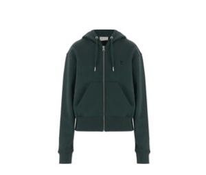 Buy Ami Paris ADC Zip Hoody Vert Bouteille Noir at Sasom – Authentic and Ready to Ship