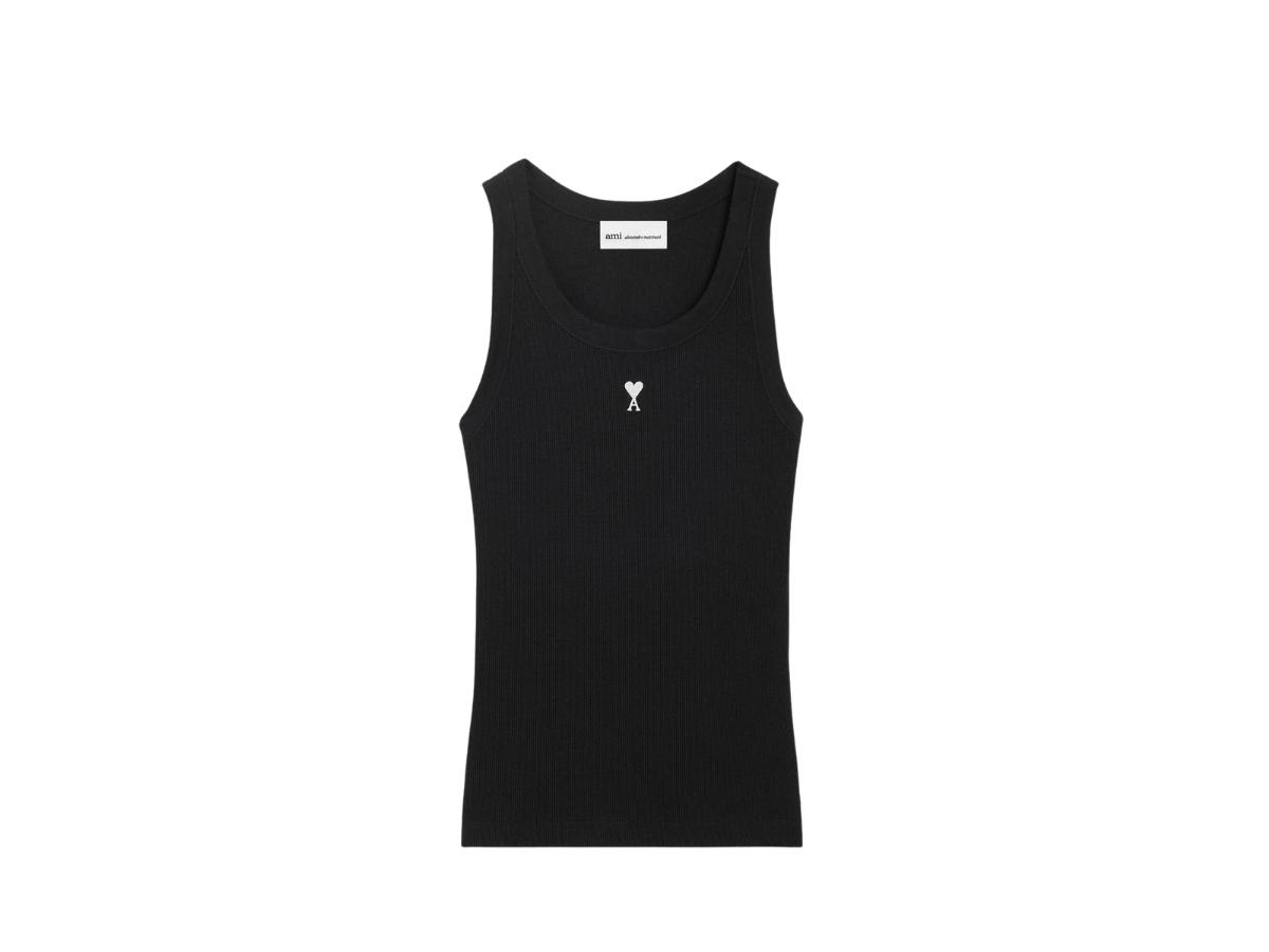 Ami Paris Ami Paris De Coeur Tanktop Black