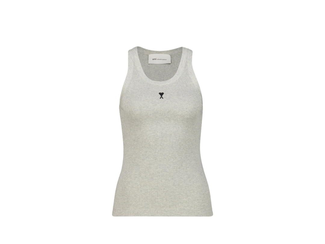 Ami Paris Ami Paris Ami De Coeur Tank Top Heather Grey (Women's)