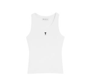 Buy Ami Paris De Coeur Tanktop White at Sasom – Authentic and Ready to Ship