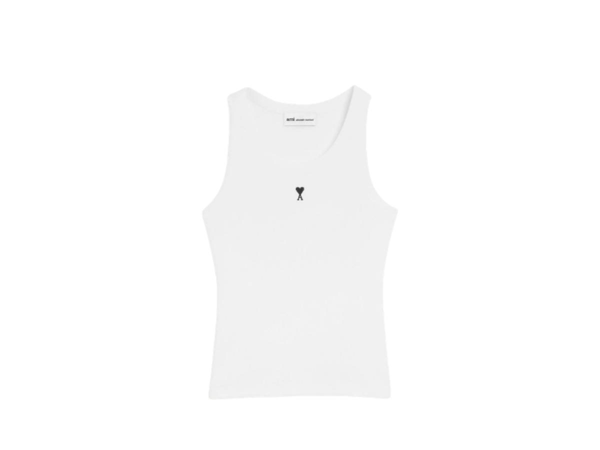 Ami Paris Ami Paris De Coeur Tanktop White