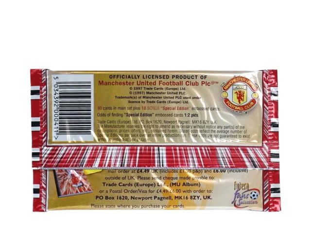 Futera Futera 1997/98 Manchester United "Fans' Selection" Sealed Pack (EN) - view 2
