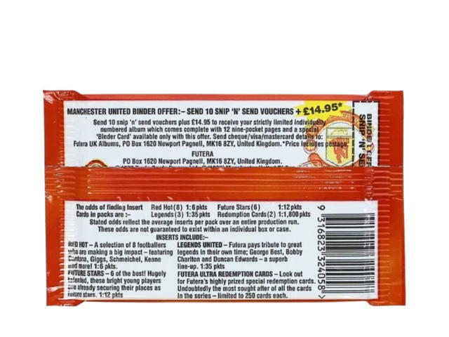 Futera Futera 1997 Manchester United Sealed Pack (EN) - view 2