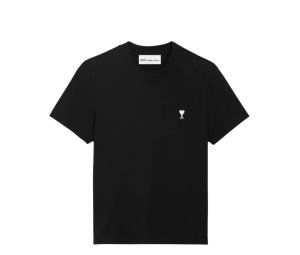 Buy Ami Paris Cropped Contrasted ADC t shirt Noir Blanc Creme at Sasom – Authentic and Ready to Ship
