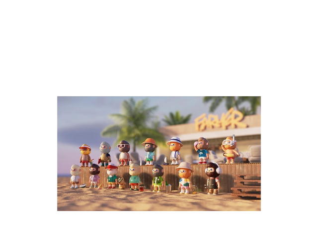Finding Unicorn (เช็คการ์ด) Finding Unicorn Ice Summer Farmer Bob Island Series Blind Box - view 3