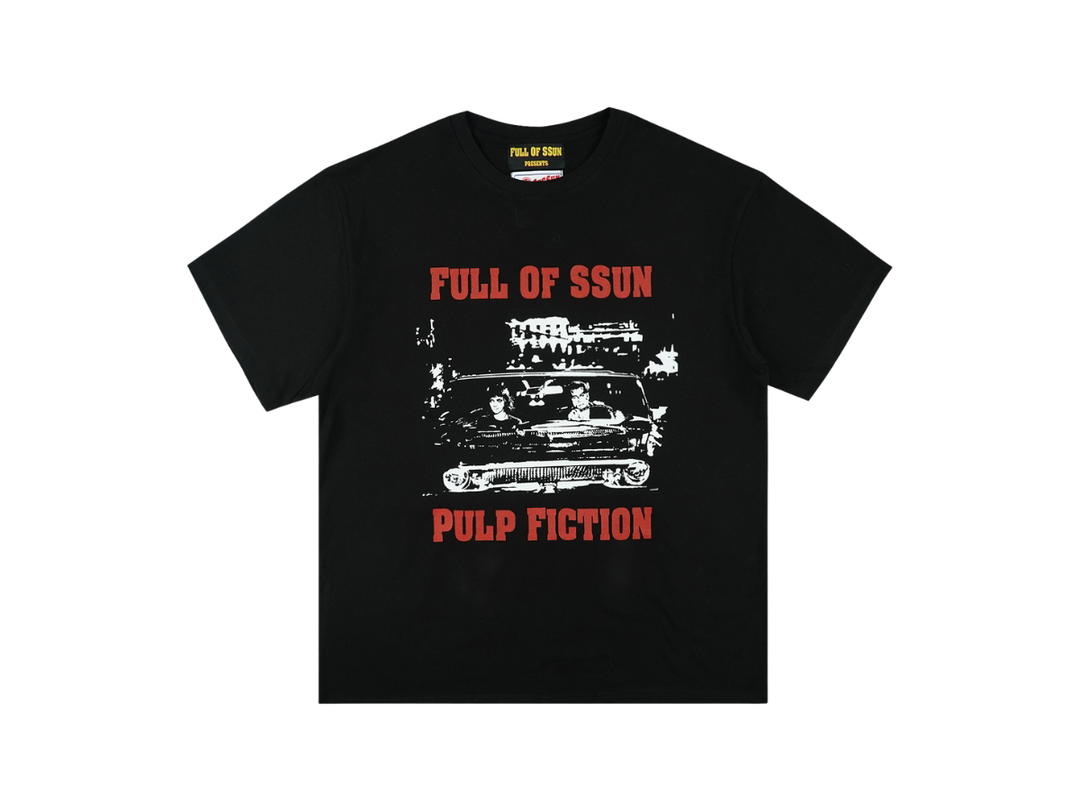 Full of Ssun Full of Ssun Pulp Fiction Drive T-shirts (Black)