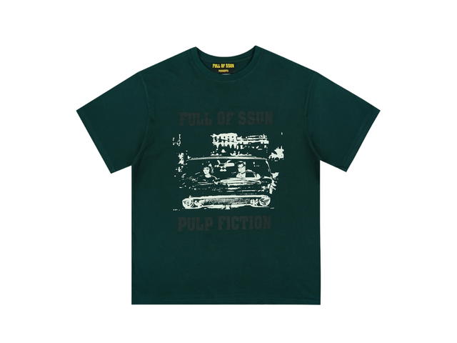Full of Ssun Full of Ssun Pulp Fiction Drive T-shirts (Dark Green) - view 1