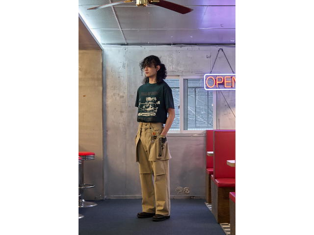 Full of Ssun Full of Ssun Pulp Fiction Drive T-shirts (Dark Green) - view 3