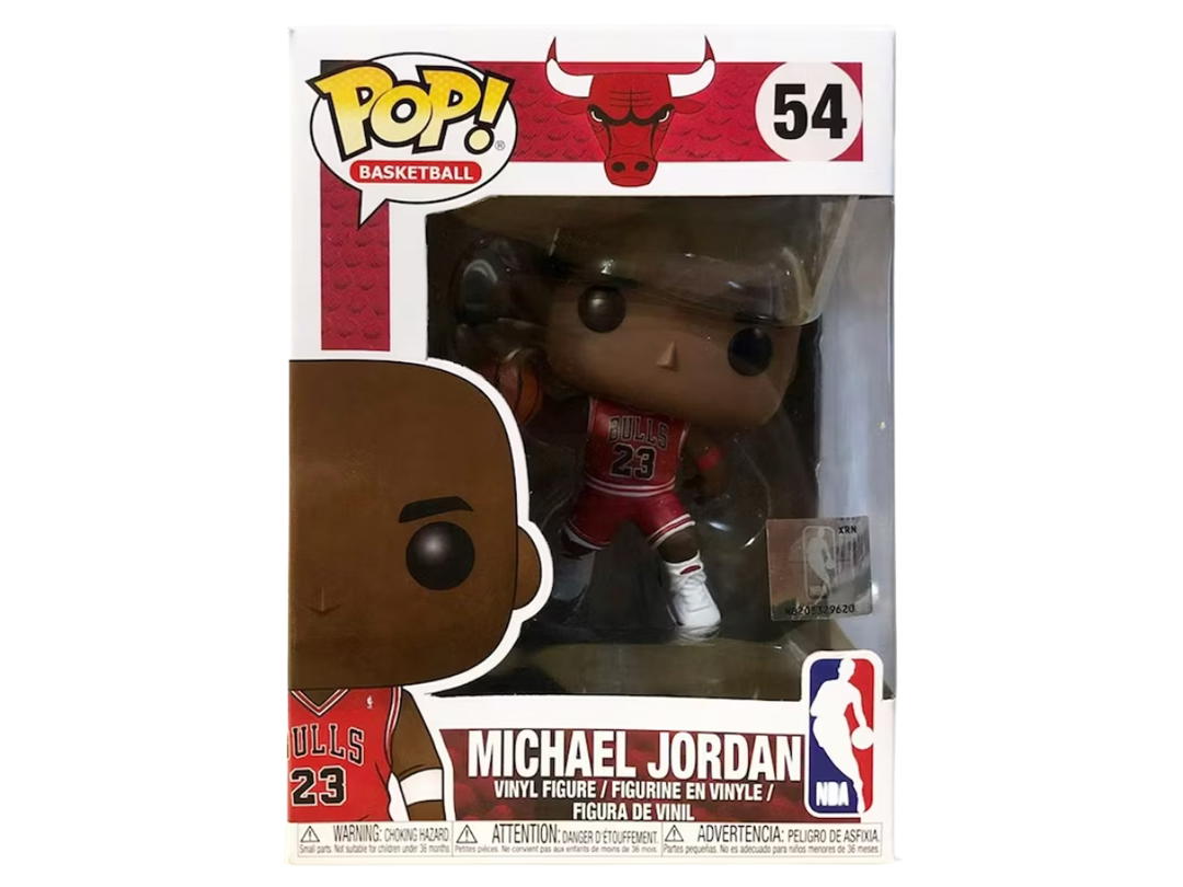 Funko Funko Pop Basketball Bulls Michael Jordan Red Jersery NBA Sticker Figure #54