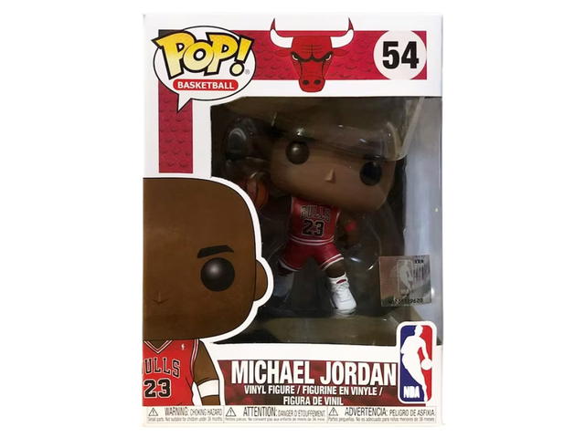 Funko Funko Pop Basketball Bulls Michael Jordan Red Jersery NBA Sticker Figure #54 - view 1