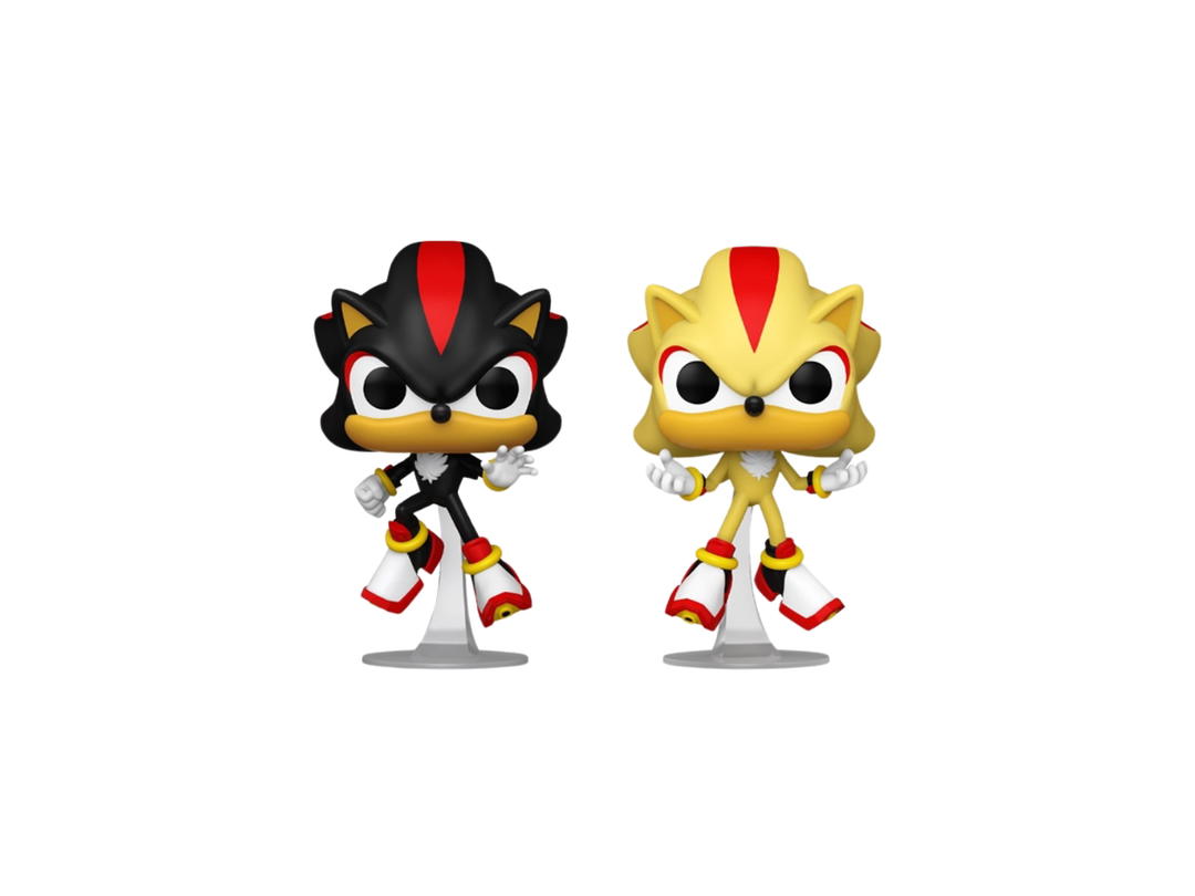 Funko Funko Shadow & Super Shadow (Glow In The Dark)(Exclusive) POP! Games: Sonic The Hedgehog by Funko (Pack 2)