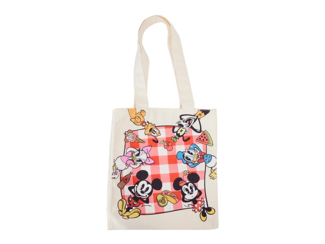 Funko Funko (WDTB3008) : Mickey & Friends Picnic Blanket Canvas Tote Bag by Loungefly