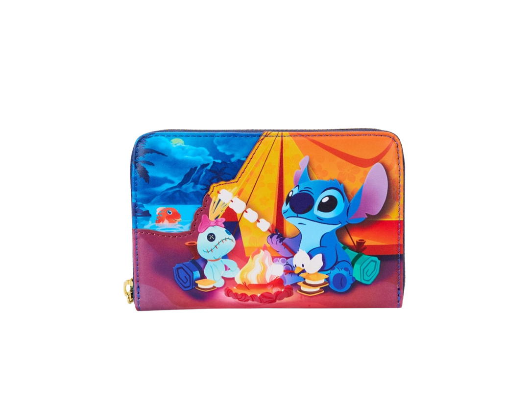 Funko Funko (WDWA3065) : Stitch Camping Cuties Zip Around Wallet by Loungefly