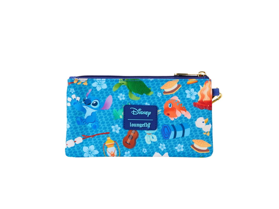 Funko Funko (WDWC0065) : Stitch Camping Cuties Nylon Zipper Pouch Wristlet by Loungefly