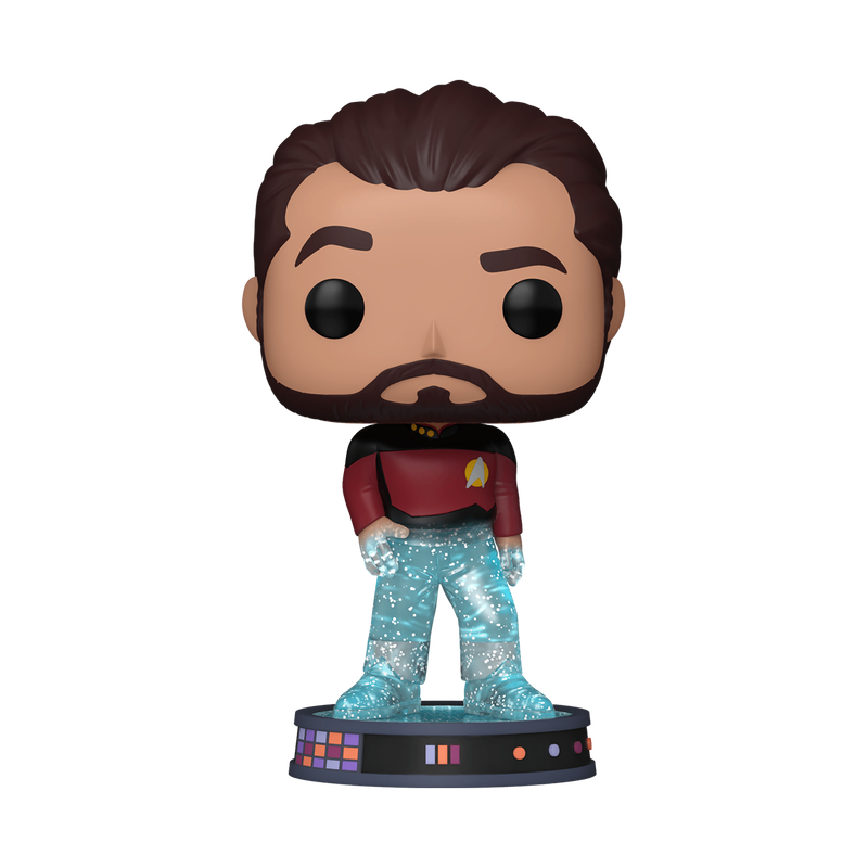 Funko Funko POP! (83773): William T. Riker Transporter ver. (1688)(Glitter) POP! Plus: Star Trek