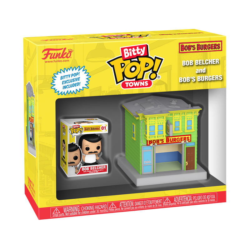 Funko Funko POP! Bob Belcher Bitty POP! Town: Bob's Burgers by Funko