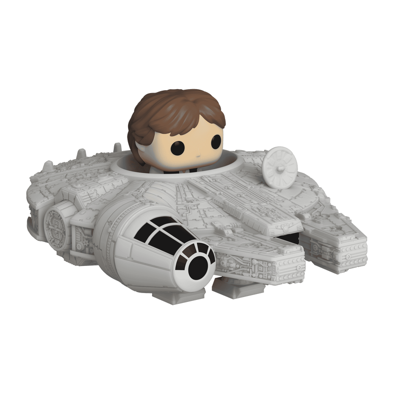 Funko Funko POP! Han Solo with The Millennium Falcon Bitty POP! Ride: Star Wars by Funko