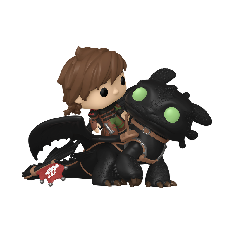 Funko Hiccup with Toothless (123) POP! Rides Deluxe: How to Train Your Dragon by Funko