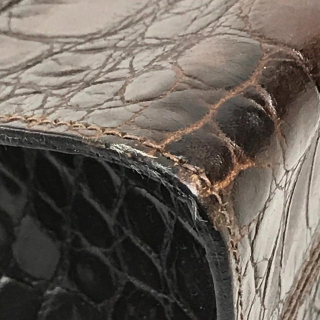 Furla Furla Embossing Mini bag Tote Bag Embossed Leather Brown/GoldHardware - view 4