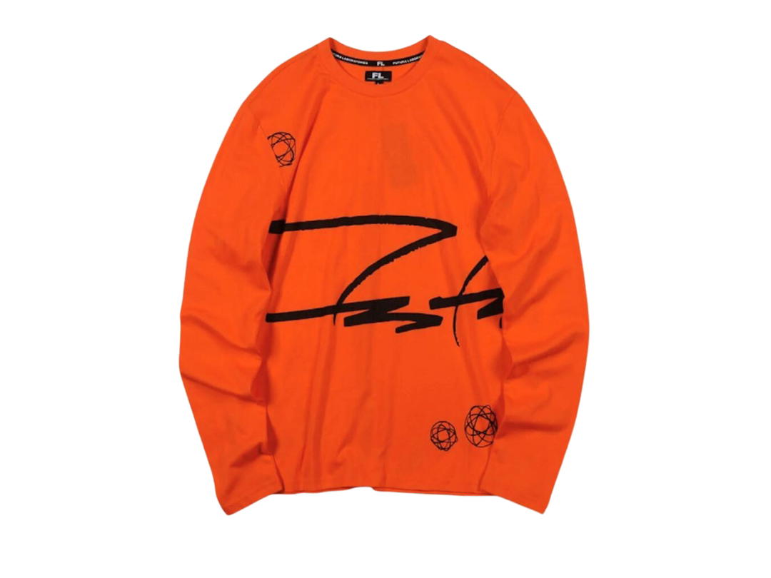 Futura Laboratories Futura Laboratories Signature L/S Tee Orange