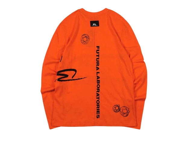 Futura Laboratories Futura Laboratories Signature L/S Tee Orange - view 2