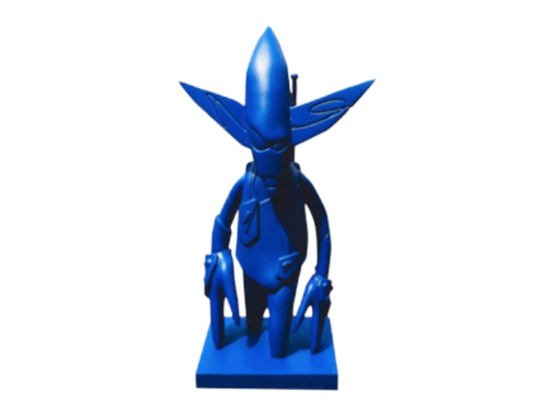 Futura Laboratories Futura x New York Mets Bobblehead Figure Blue