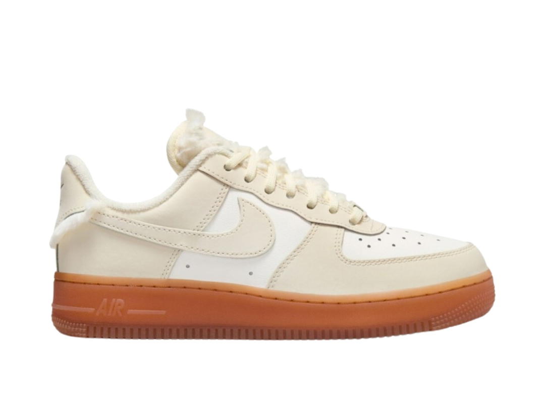 Nike Nike Air Force 1 Low Sail Gum Faux Fur (Women's)