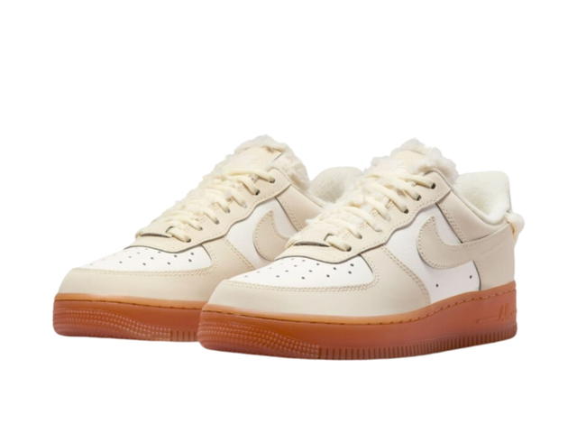 Nike Nike Air Force 1 Low Sail Gum Faux Fur (Women's) - view 3