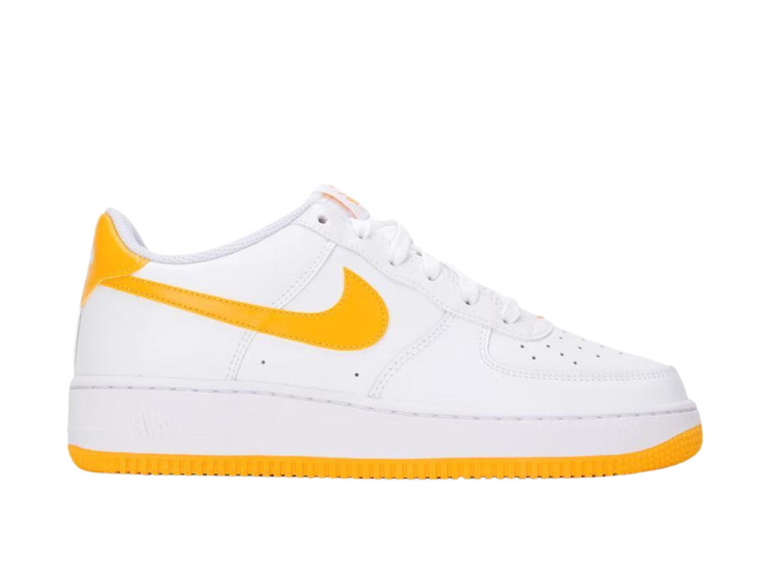 Nike Nike Air Force 1 Low Top Skateboarding White Yellow Teenagers