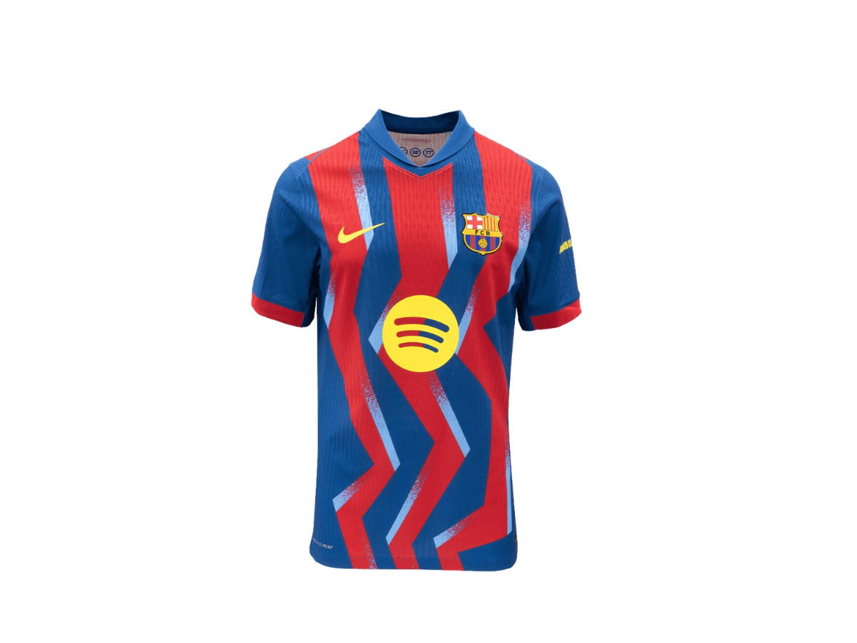 Nike Nike FC Barcelona 2025/26 Match Fourth Gym Blue Salsa Red