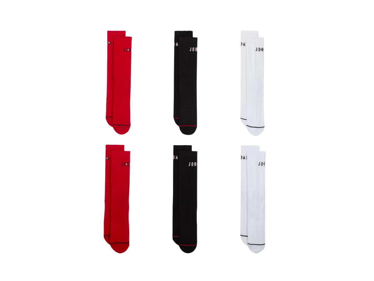 Buy Jordan Everyday Crew Socks (6 Pairs) at Sasom – Authentic and Ready to Ship