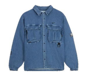 Buy Nike x NOCTA Opal Button Down Denim Shirt Blue Denim at Sasom – Authentic and Ready to Ship