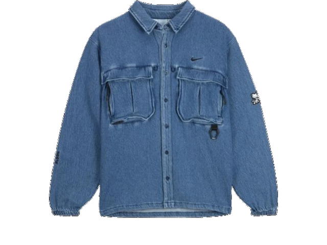 Nike Nike x NOCTA Opal Button Down Denim Shirt Blue Denim - view 1
