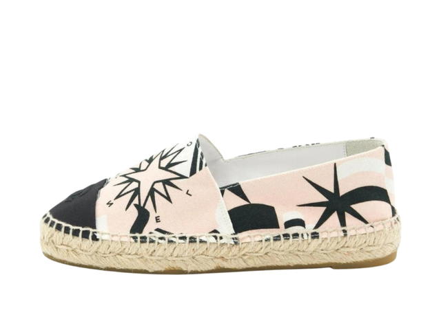 Chanel Chanel CC Cap Toe Espadrilles Canvas Pink (W) - view 2
