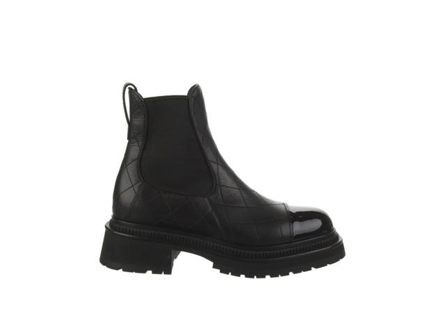 Chanel Chanel Short Chelsea Boots Black (Women's) - view 1