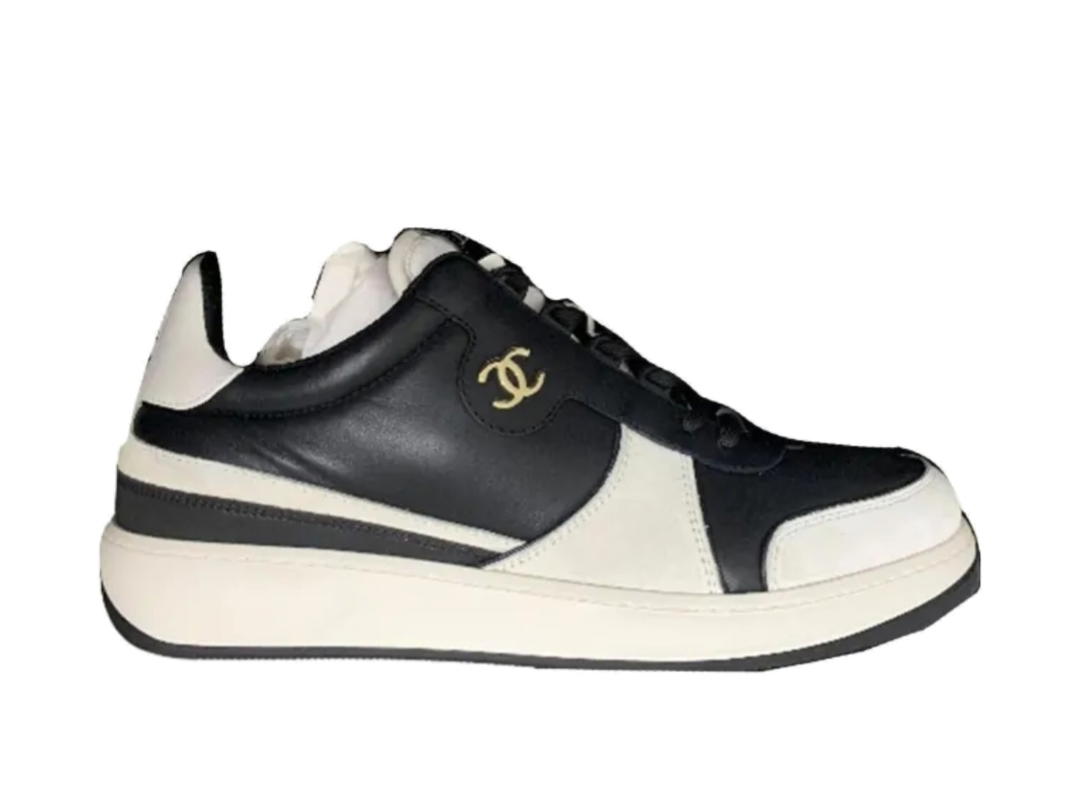 Chanel Chanel Slip-Resistant Cushioning Low-Top Black White