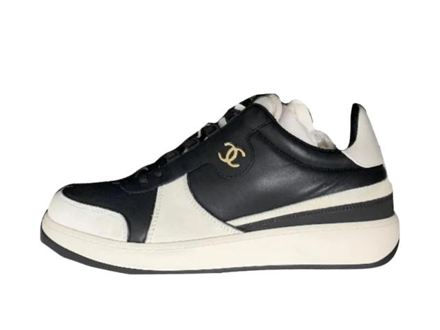 Chanel Chanel Slip-Resistant Cushioning Low-Top Black White - view 2
