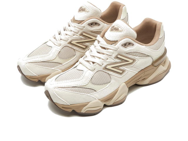 New Balance New Balance 9060 Junior Cream Brown Tan - view 2