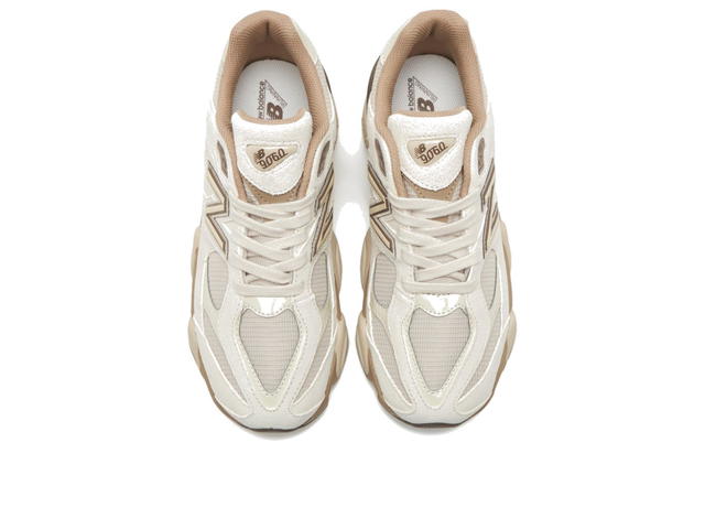 New Balance New Balance 9060 Junior Cream Brown Tan - view 4