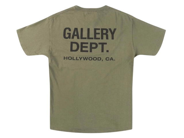 Gallery Dept. Gallery Dept. Vintage Souvenir Tee Olive - view 2