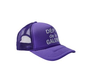 Buy Gallery Dept. Logo-Print Canvas And Mesh Trucker Cap Purple at Sasom – Authentic and Ready to Ship