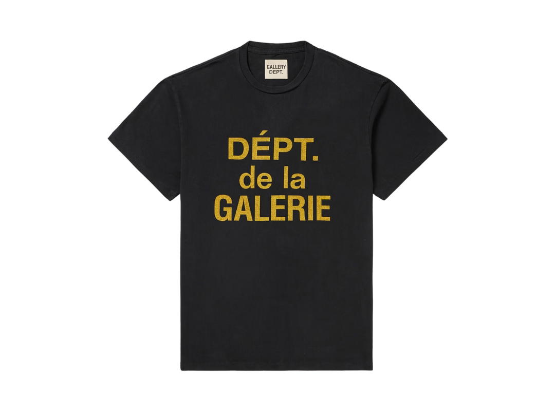Gallery Dept. Gallery DEPT Logo-Print Cotton-Jersey T-Shirt Black