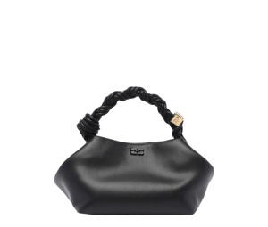 Buy Ganni Bou Twisted Handle Black at Sasom – Authentic and Ready to Ship