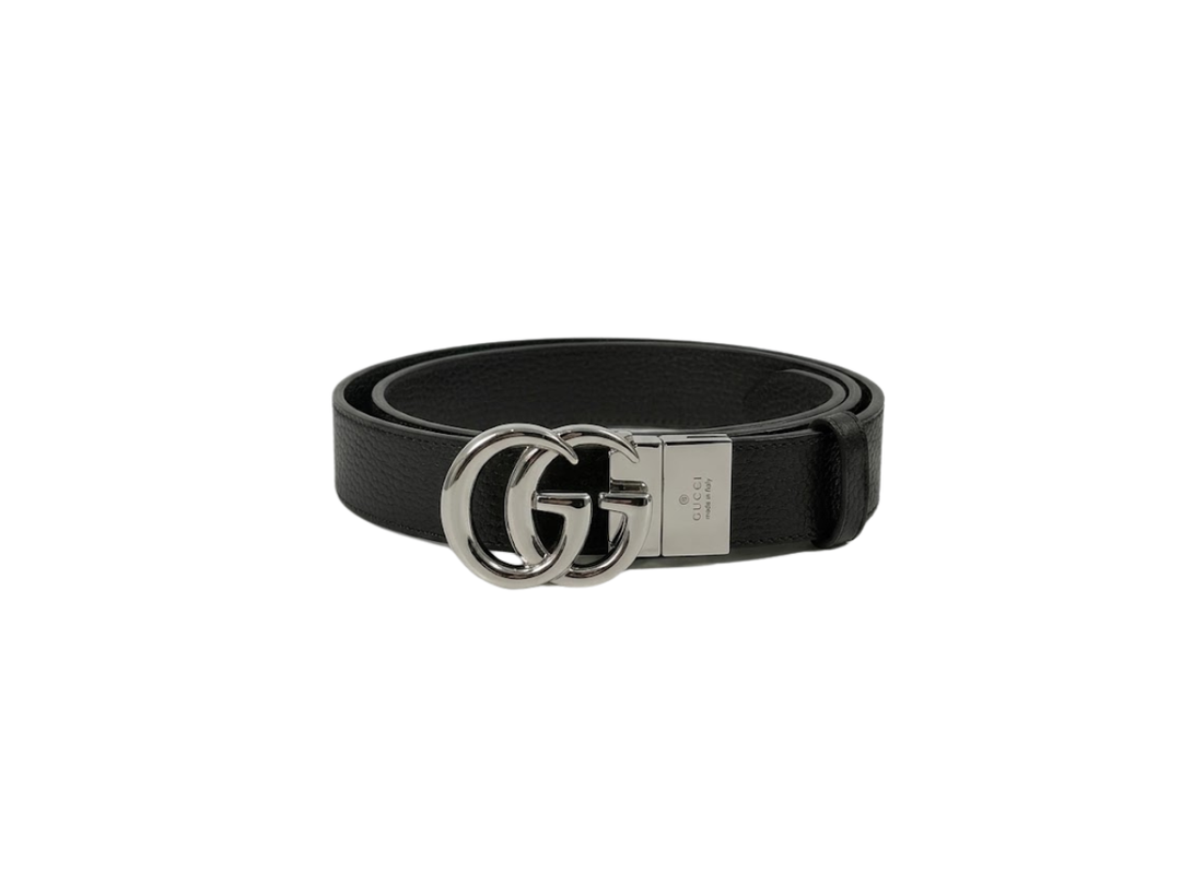 Gucci Gucci GG Marmont Reversible Belt Black