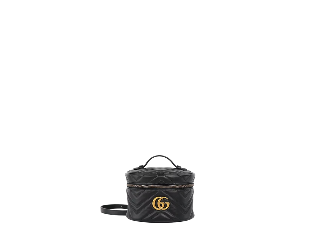 Gucci Gucci Marmont Vanity Case Backpack Black