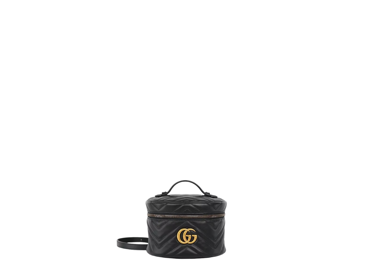 Gucci Gucci Marmont Vanity Case Backpack Black