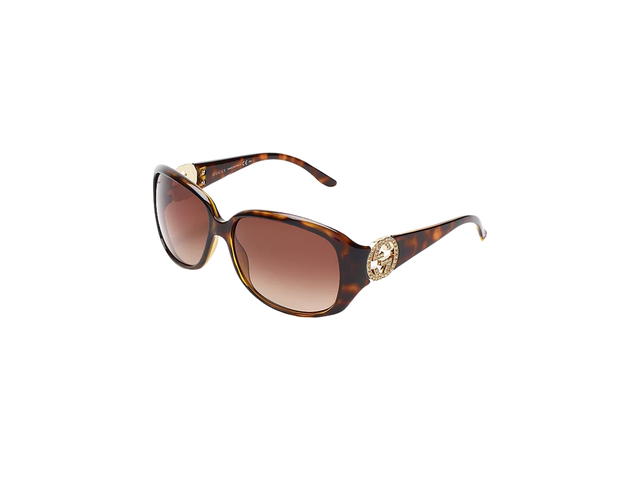 Gucci Gucci Crystal Logo Temple Sunglasses Brown - view 1